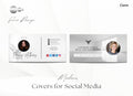 Silver Luxury Real Estate Facebook Covers | Realtor Facebook Covers | Modern Real Estate Templates | Realtor Marketing