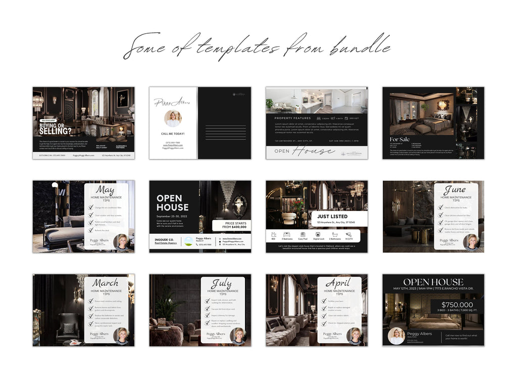 Silver Luxury Real Estate Postcards | Realtor Postcards | Realtor Intro Card | Realtor Marketing Tool | Luxury Agent Postcard