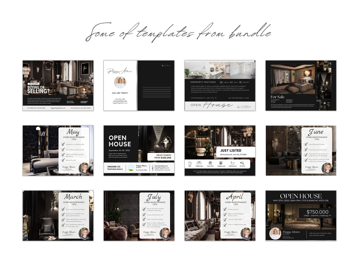 Silver Luxury Real Estate Postcards | Realtor Postcards | Realtor Intro Card | Realtor Marketing Tool | Luxury Agent Postcard