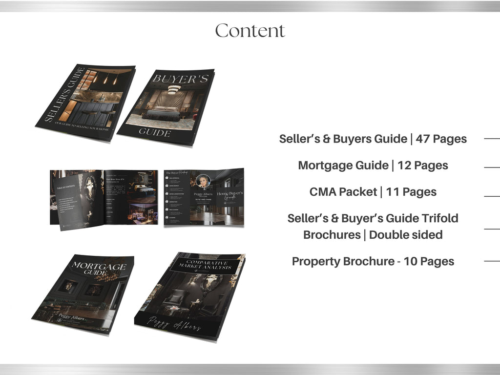 Silver Real Estate Templates Canva, Realtor Marketing, Real Estate Social Media, Black Realtor Branding, Realtor Tools, Silver Kit