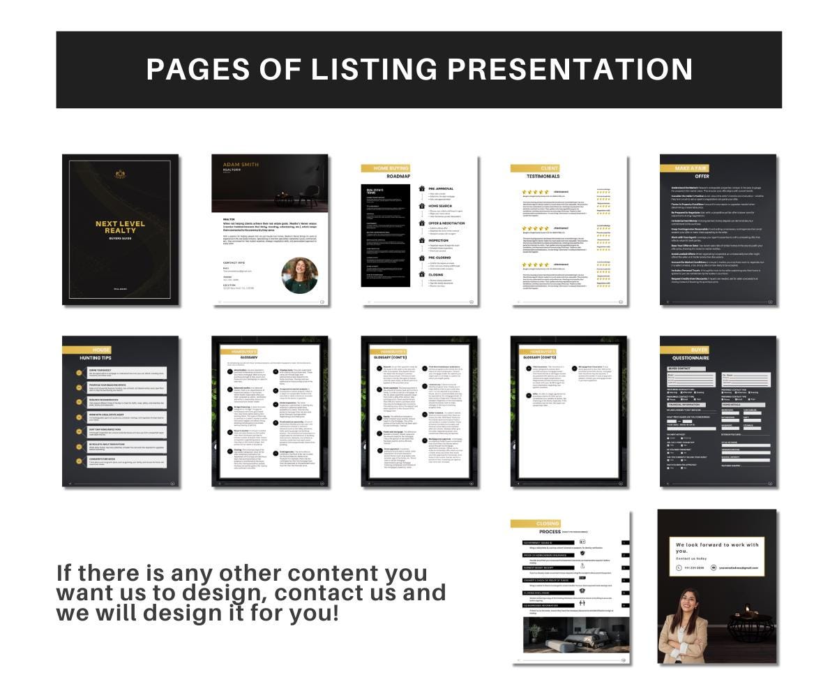 Luxury Buyers Guide, Buyers Guide, High-End Design, Black and White Design, Gold and Black Design, Canva