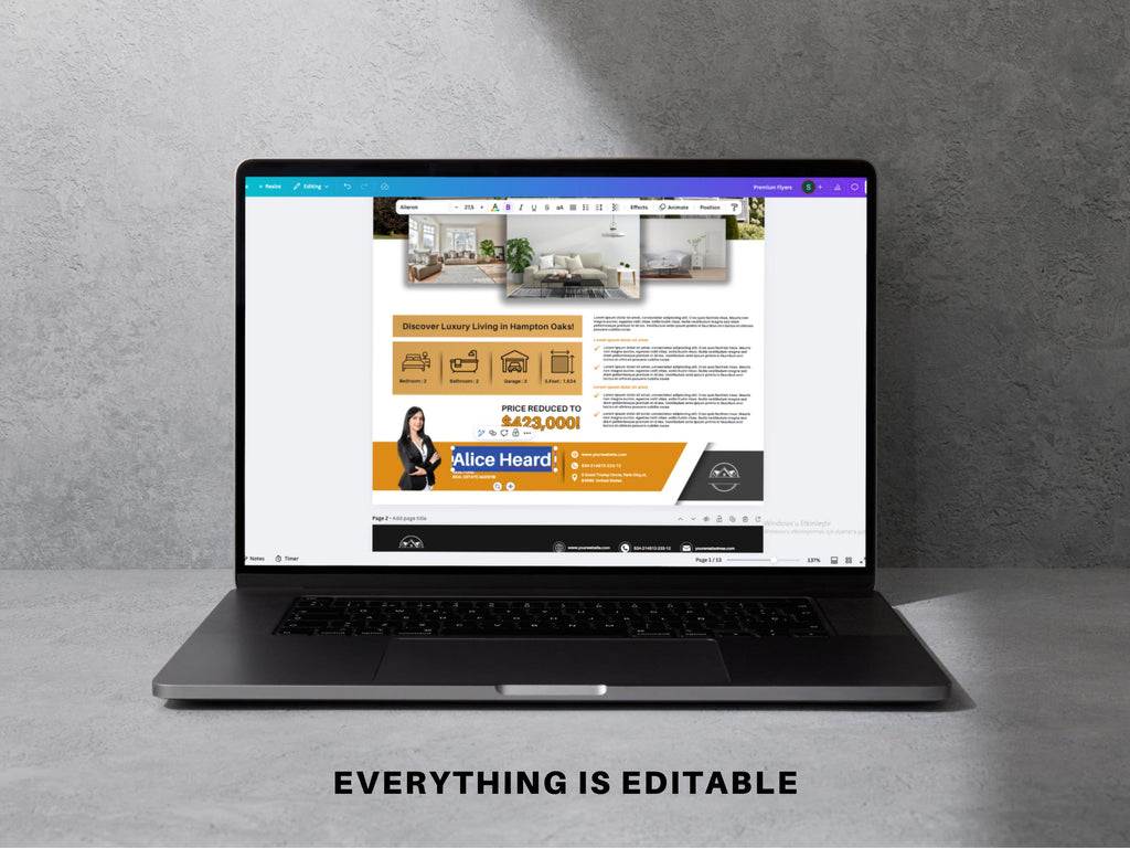 Premium Designs Real Estate Flyer Bundle | Realtor Flyer Templates | Real Estate Marketing Flyers | Just Listed | Just Sold | Open House