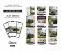 Premium Quality Just Listed Social Media Posts | Listing Updates | Just Listed Instagram Posts an Stories Templates | Canva | 3 Sizes