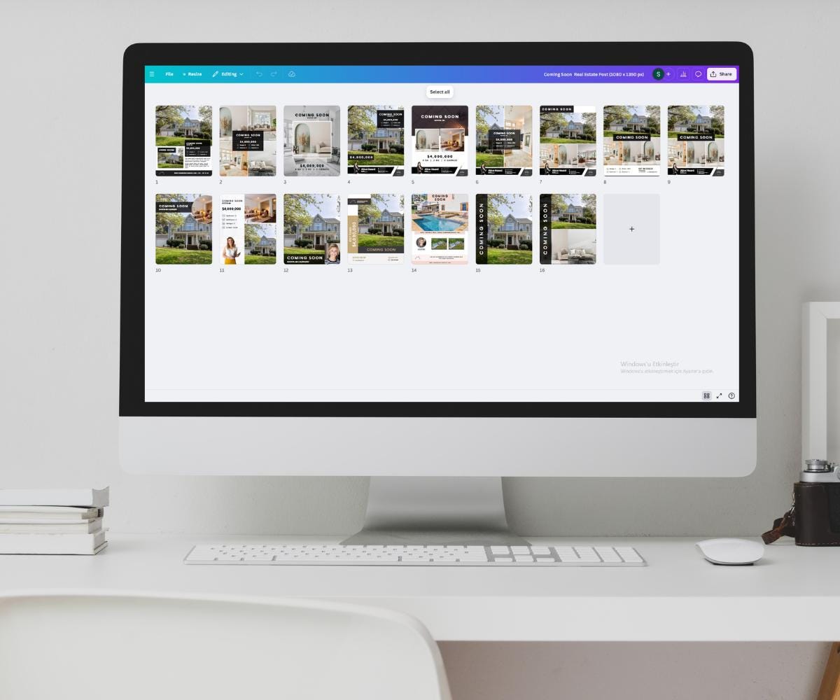 Coming Soon Premium Quality Social Media Posts | Listing Updates | Coming Soon Instagram Posts | Real Estate Marketing | Three Sizes | Canva