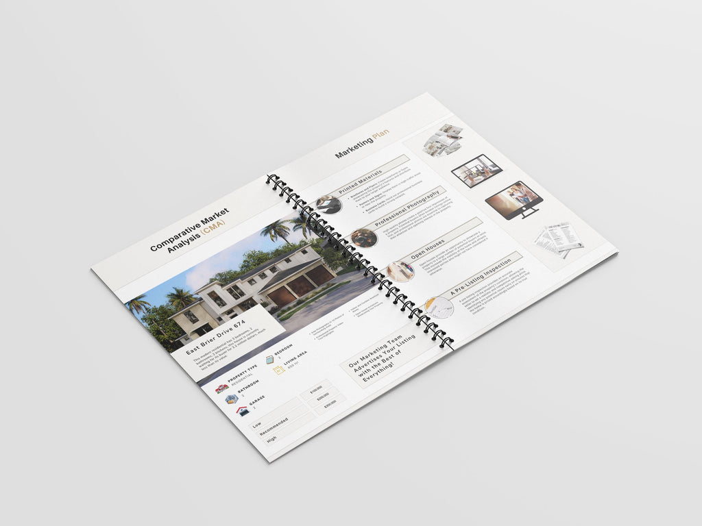 Seller's & Buyer's Guides, Listing Presentation, Buyer's Guide, Seller's Guide, Premium Designs, Premium Guides, Canva