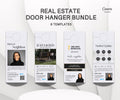 Real Estate Door Hangers | Door Hanger Bundle | Real Estate Farming | Realtor Branding | Editable Canva Templates | 2025