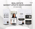 Market Update Door Hanger | Market Update | Door Hangers Editable | Canva Door Hanger With Back-Sides | 2025