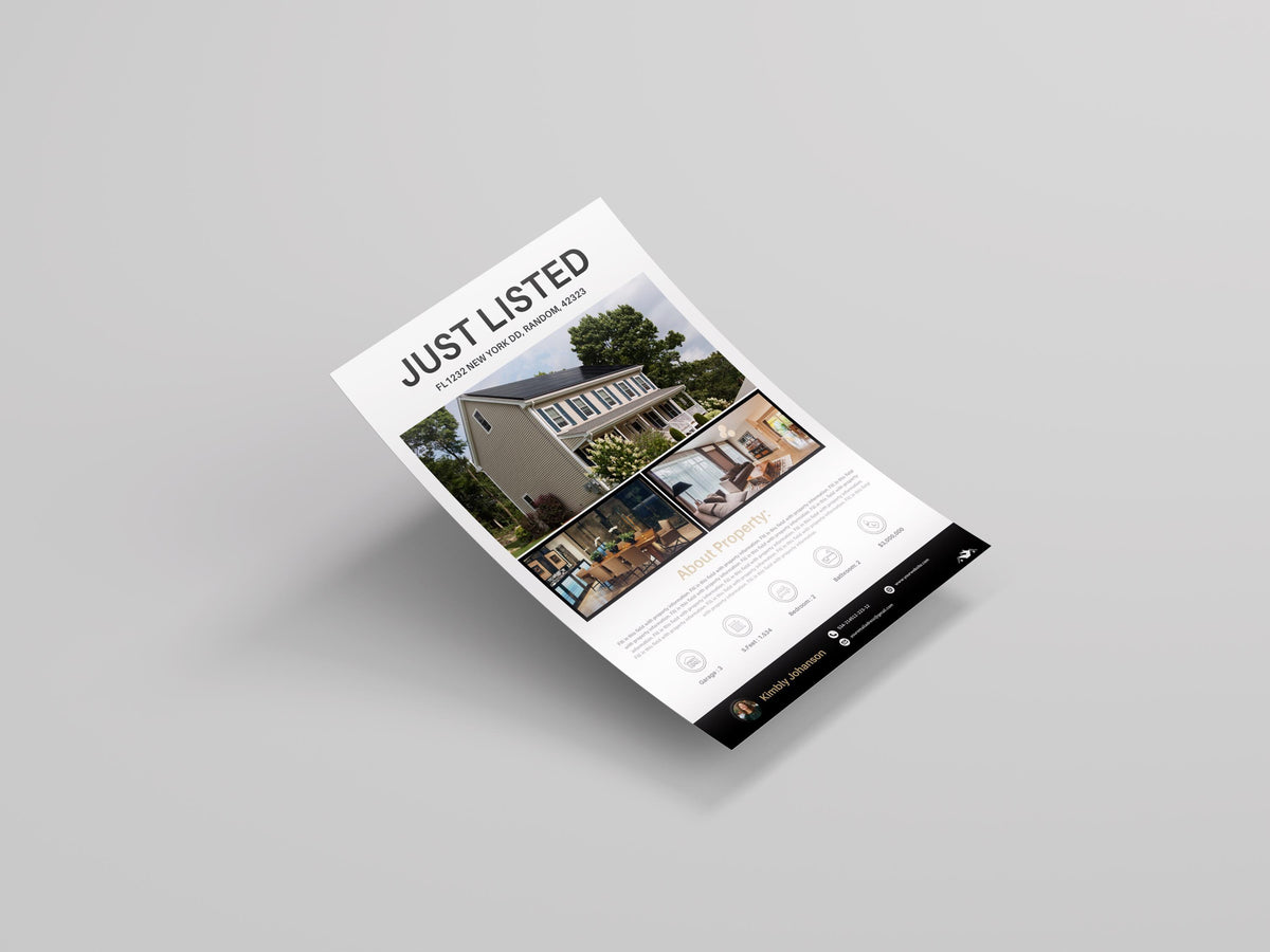 High Quality Real Estate Flyer Bundle | Realtor Flyer Templates | Real Estate Marketing Flyers | Just Listed | Just Sold | Open House | 2025
