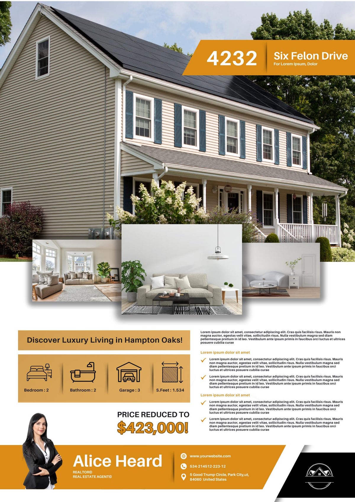 Just Listed Flyer 8, Listing Update Flyer, Premium Quality Flyer | Canva Flyer | Real Estate Marketing | Real Estate Farming | 2026 Design