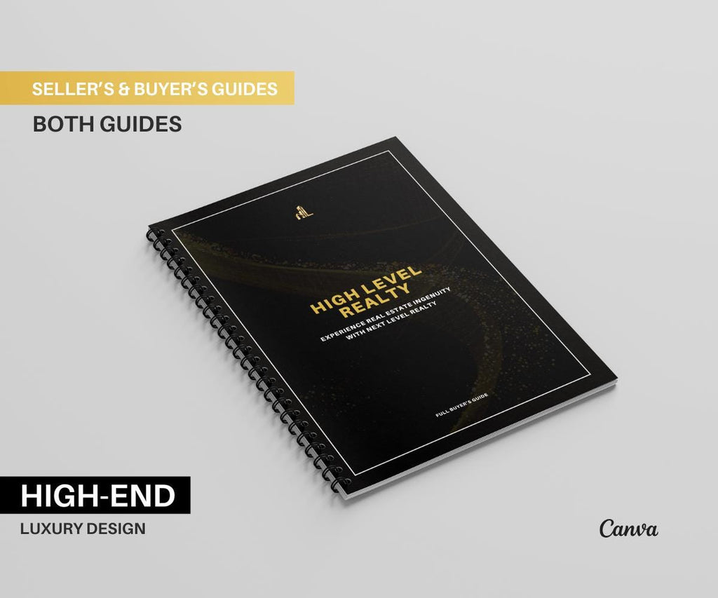 Luxury Guides, High-End Designs, Seller's & Buyer's Guides, Listing Presentation, Canva