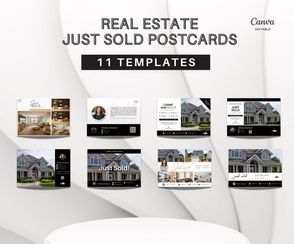 Just Sold Postcards | Real Estate Postcards | Just Sold, Just Sold Postcard | Unique Designs | Canva 2025
