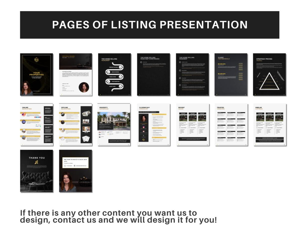 Seller's & Buyer's Guides, Listing Presentation, Buyer's Guide, Seller's Guide, Luxury Designs, Luxury Guides, Canva