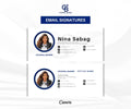 Coldwell Banker Email Signature | Editable Realtor Signature Template | Modern Real Estate Email Footer | Canva