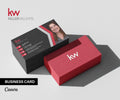 Keller Williams Double-Sided Business Card Template | Editable Canva Realtor Card | Modern Real Estate Agent Branding | KW Design