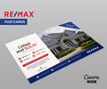 RE/MAX Postcard Template | Real Estate Marketing Card | Editable Canva Realtor Template | Just Listed Sold Farming Cards