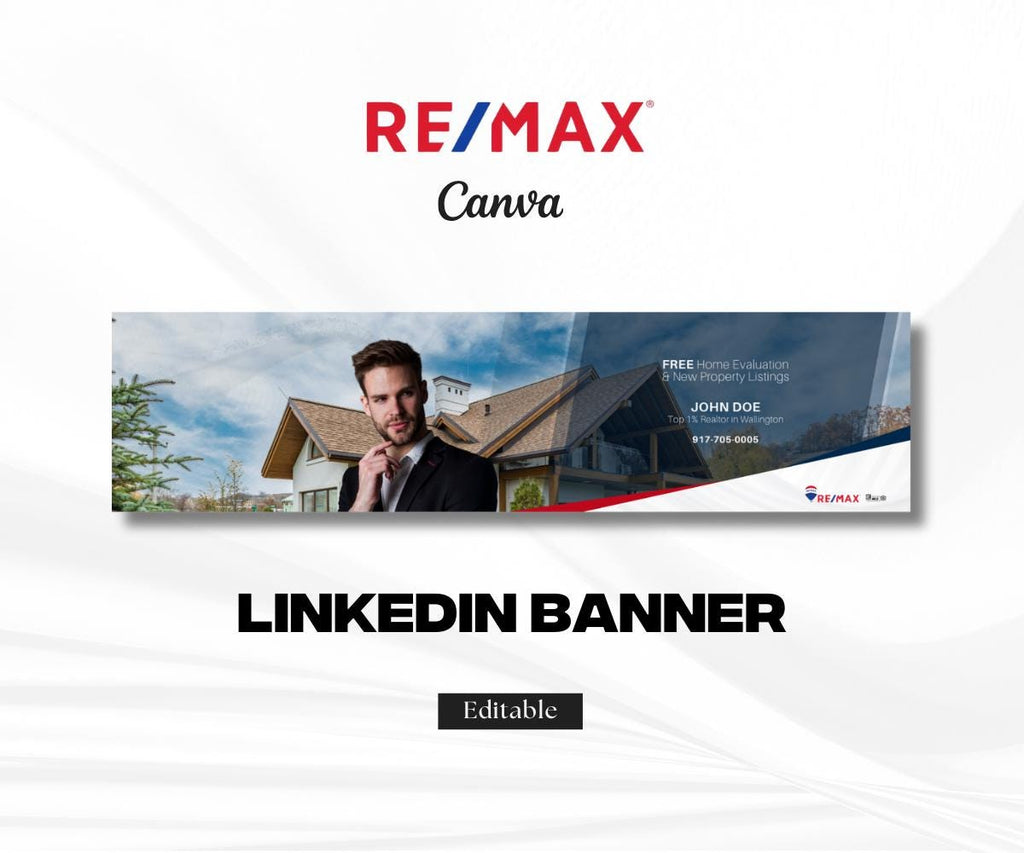 Remax Linkedin Banner | Remax Banner | Canva Template | 2025