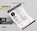 25 Real Estate Checklist Templates | Century 21 Style | Editable Canva Bundle | Canva editable