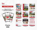 Keller Williams Real Estate Social Media Bundle | Just Listed, Just Sold, Open House, Market Update, Client Testimonials & More
