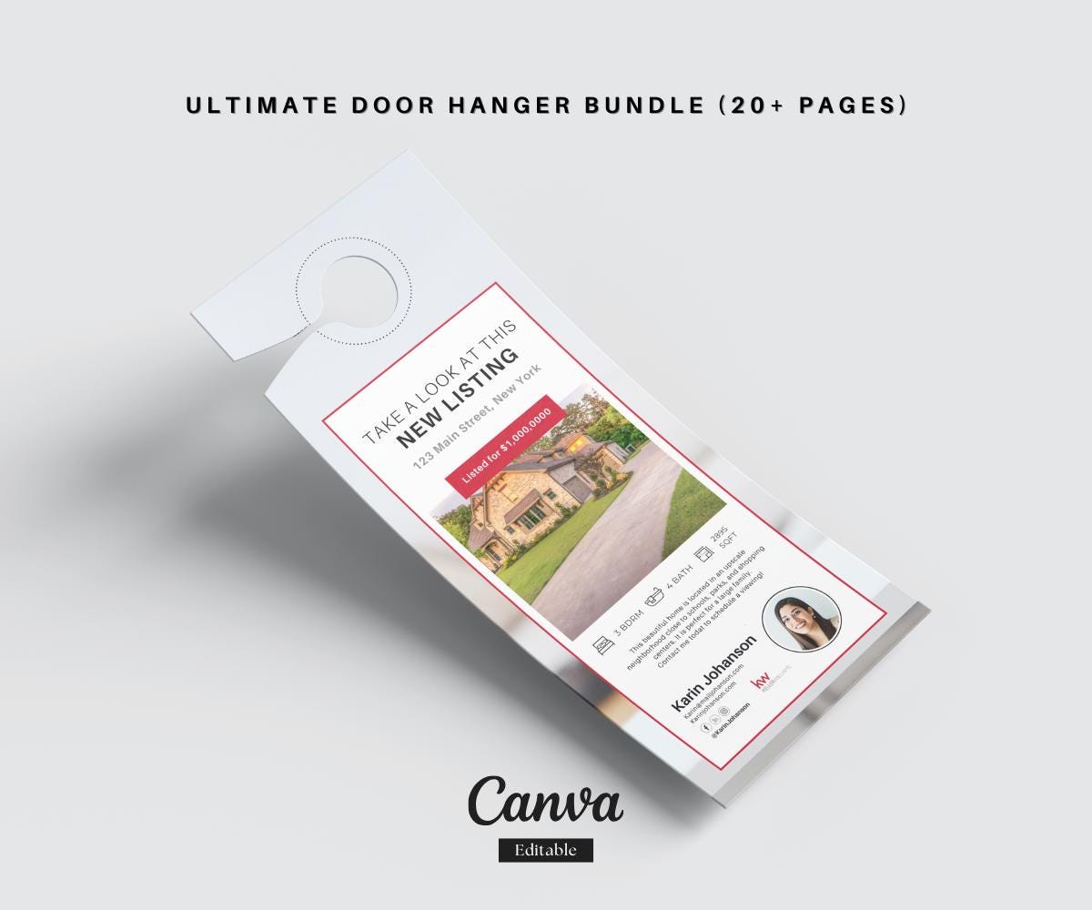Ultimate Keller Williams Real Estate Marketing Bundle | Premium Red Templates for Realtors | Flyers, Guides, Checklists, Postcards & More