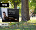 EXP REALTY Yard Sign Template | Real Estate Agent Sign | Editable Canva Design
