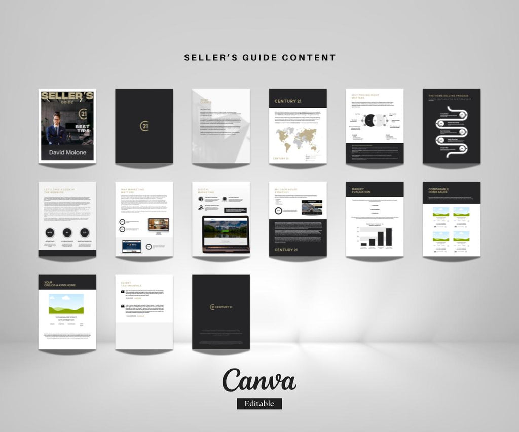 Century 21 Seller’s Guide and Buyer's Guide | Both Guides | Presentations for Century 21 | Canva 2025