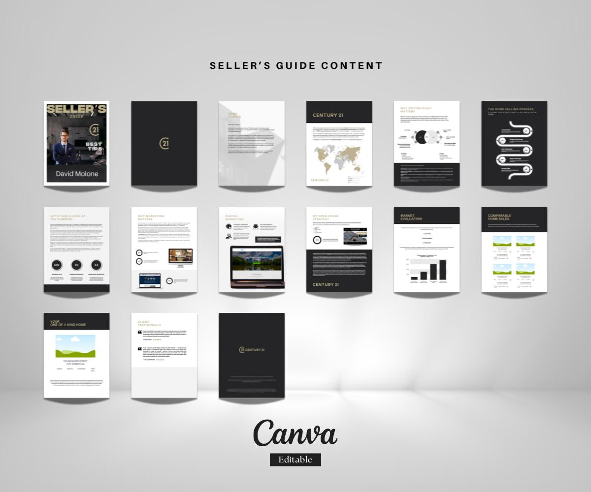 Century 21 Seller’s Guide and Buyer's Guide | Both Guides | Presentations for Century 21 | Canva 2025