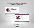 Berkshire Hathaway Email Signature Template | Real Estate Email Footer Canva | Realtor Signature Canva Template | BHHS Branding
