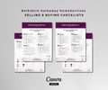 Berkshire Hathaway Home Selling & Buying Checklist | 4-Page Canva Template | Editable Real Estate Guide | Buyer Seller Checklist PDF