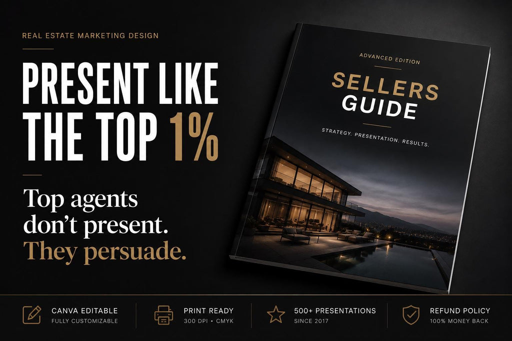 Real Estate Templates | Seller Guide, Listing Presentation, Social Media, Marketing Materials, Realtor bundle