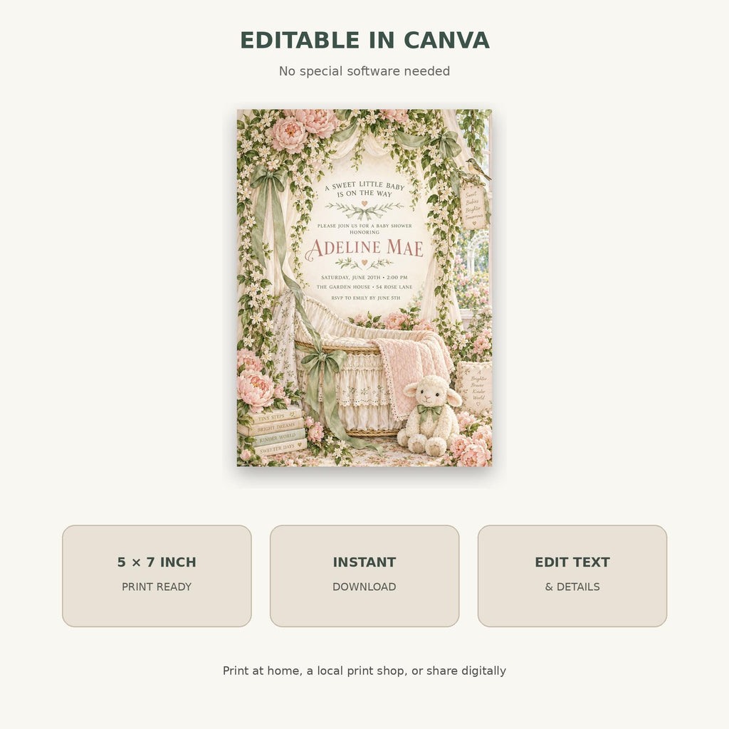 The image is a book cover for "A Sweet Little Baby" by Adeline Mae, featuring a teddy bear and a floral background.