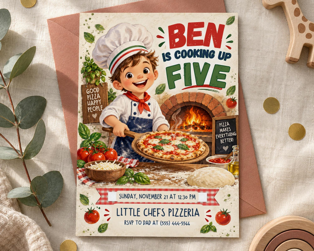Ben is cooking up five pizzas for a birthday party at Little Chef's Pizzeria on Sunday, November 21 at 12:30 PM.