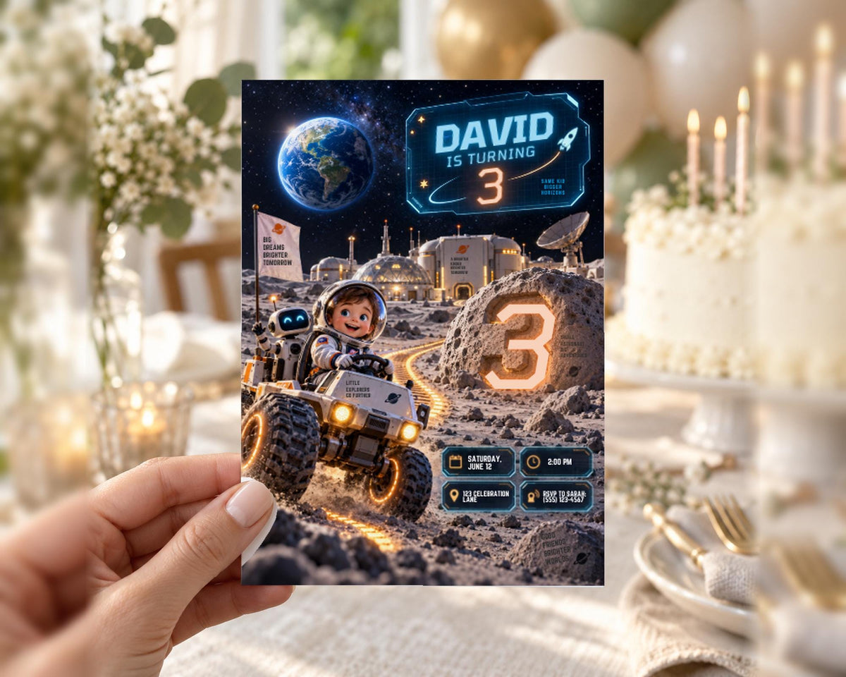 a person holding up a card with a picture of a man driving a vehicle