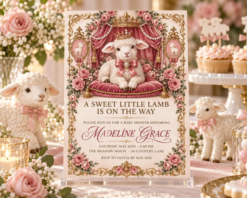 A sweet little lamb is on the way, and Madeline Grace is joining for a baby shower honoring her.